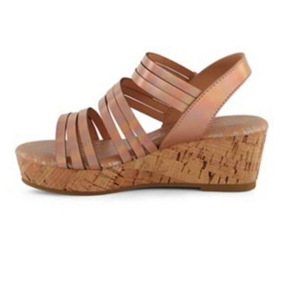 BRAND NEW DKNY KIDS AMBER LYNN PLATFORM WEDGE SANDAL G1 - Picture 10 of 15